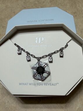 Bomb Party Necklace-Real Babes Only Howlite and Black Onyx on Hematite